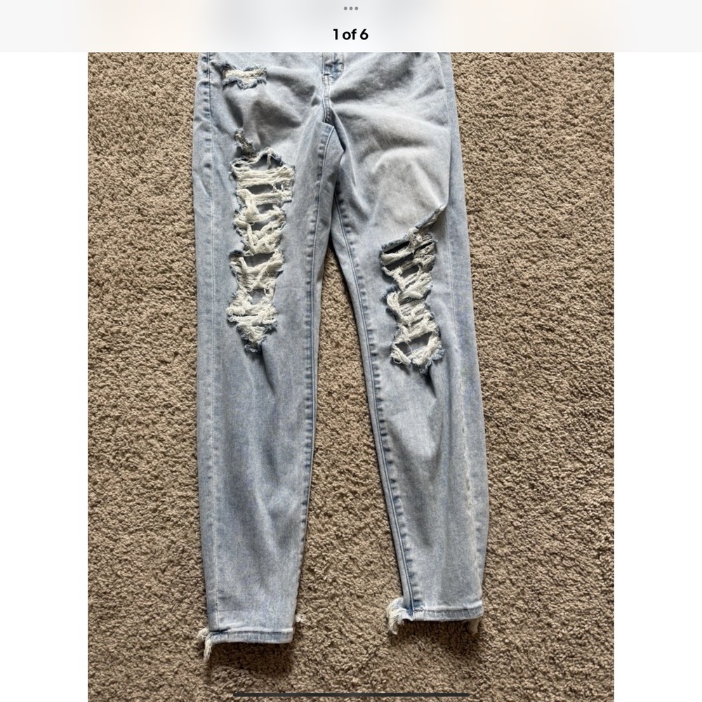 Women’s American Eagle Next Level Curvy High-Waisted Jegging size 10 Excellent!